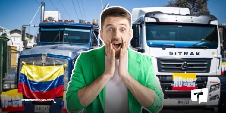 Paro camionero en Soacha, afecta la movilidad autopista Sur.