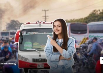 Activan transporte público en Soacha para recoger a la gente en medio del paro camionero.