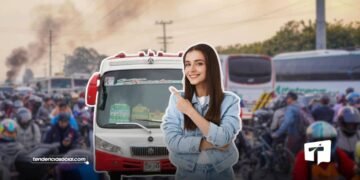 Activan transporte público en Soacha para recoger a la gente en medio del paro camionero.