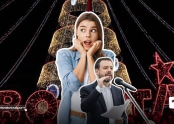 Alumbrado navideño en Bogotá será reducido por el problema de agua y luz.