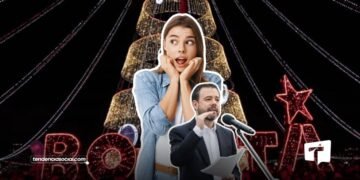 Alumbrado navideño en Bogotá será reducido por el problema de agua y luz.