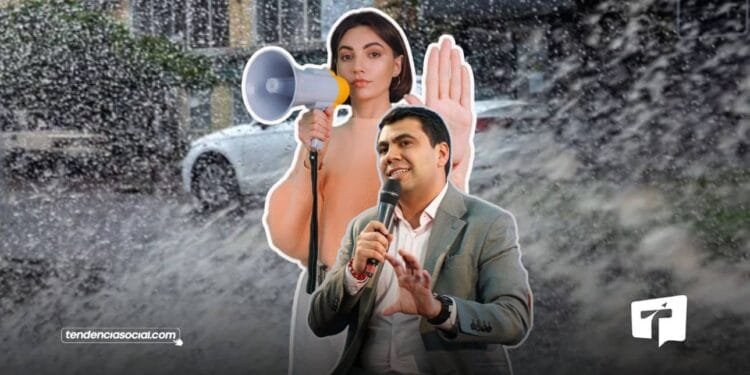 Inundaciones en Soacha, autopista sur.