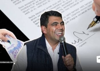 Denuncian al alcalde de Soacha por violar la ley de chao marcas.