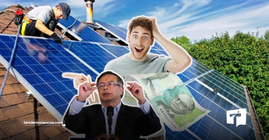 Paneles solares para estratos 1, 2 y 3 en Colombia.