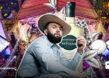 Aguardiente Néctar apoya a Carin León cantante mexicano.