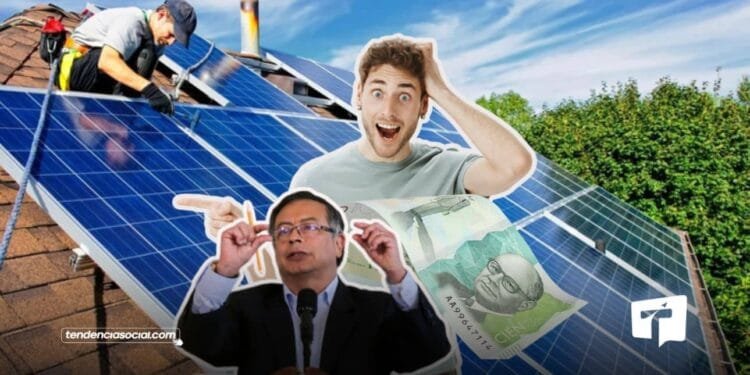 Paneles solares para estratos 1, 2 y 3 en Colombia.