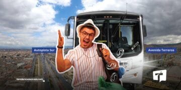 Ruta entre Soacha y Facatativá.