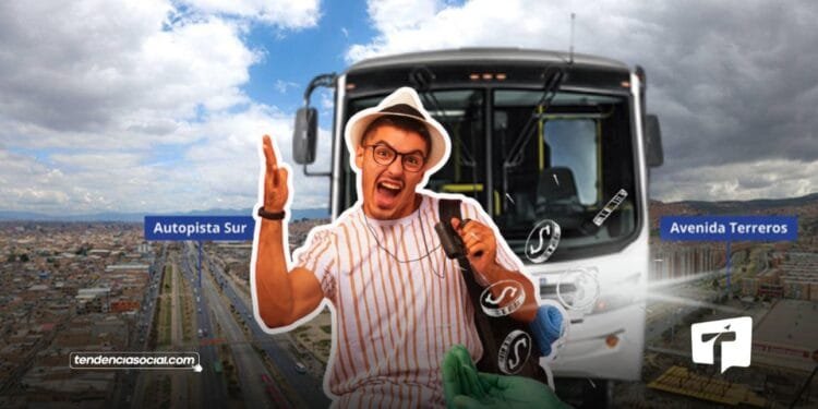 Ruta entre Soacha y Facatativá.