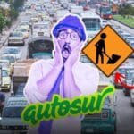 Obras de TransMilenio en autopista Sur en Soacha.