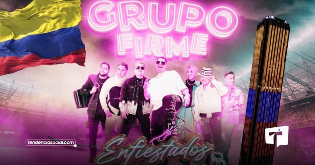 Grupo firme en Bogotá evento mexicano el campín.
