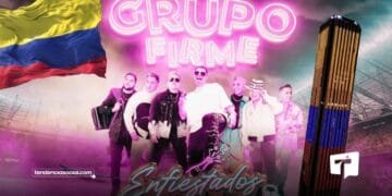 Grupo firme en Bogotá evento mexicano el campín.