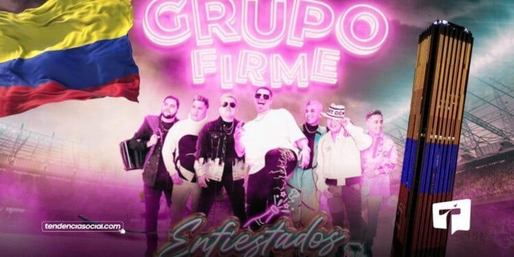 Grupo firme en Bogotá evento mexicano el campín.