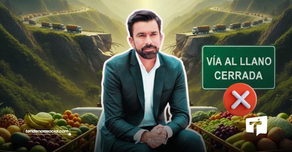 Gobernador de Cundinamarca, Jorge Rey dispone de 40 camiones para llevar comida por cierre en la vía al Llano.