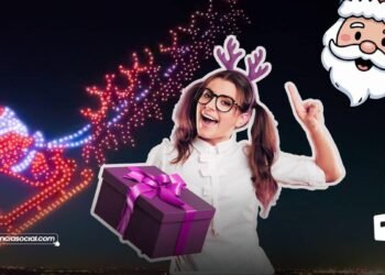 Show de drones en Soacha en novenas.