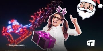 Show de drones en Soacha en novenas.