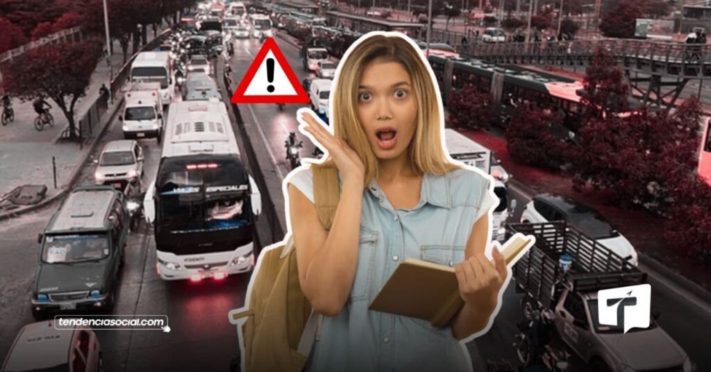 Trancones en Bogotá por obras en la Autopista sur 2026.