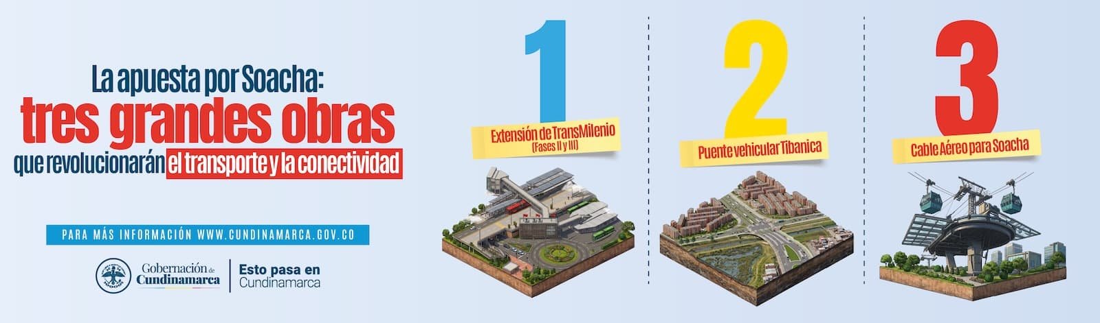 3 grandes obras para Soacha Gobernaci&oacute;n de Cundinamarca Tendencia Social